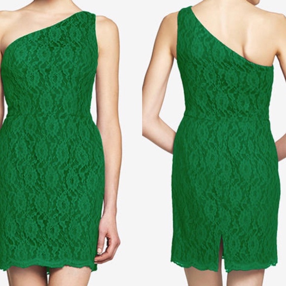 David Tutera for Gather & Gown Dresses & Skirts - $140 Designer Minimalist One Shoulder Lace Sleeveless Mini Pencil Dress~Black~0